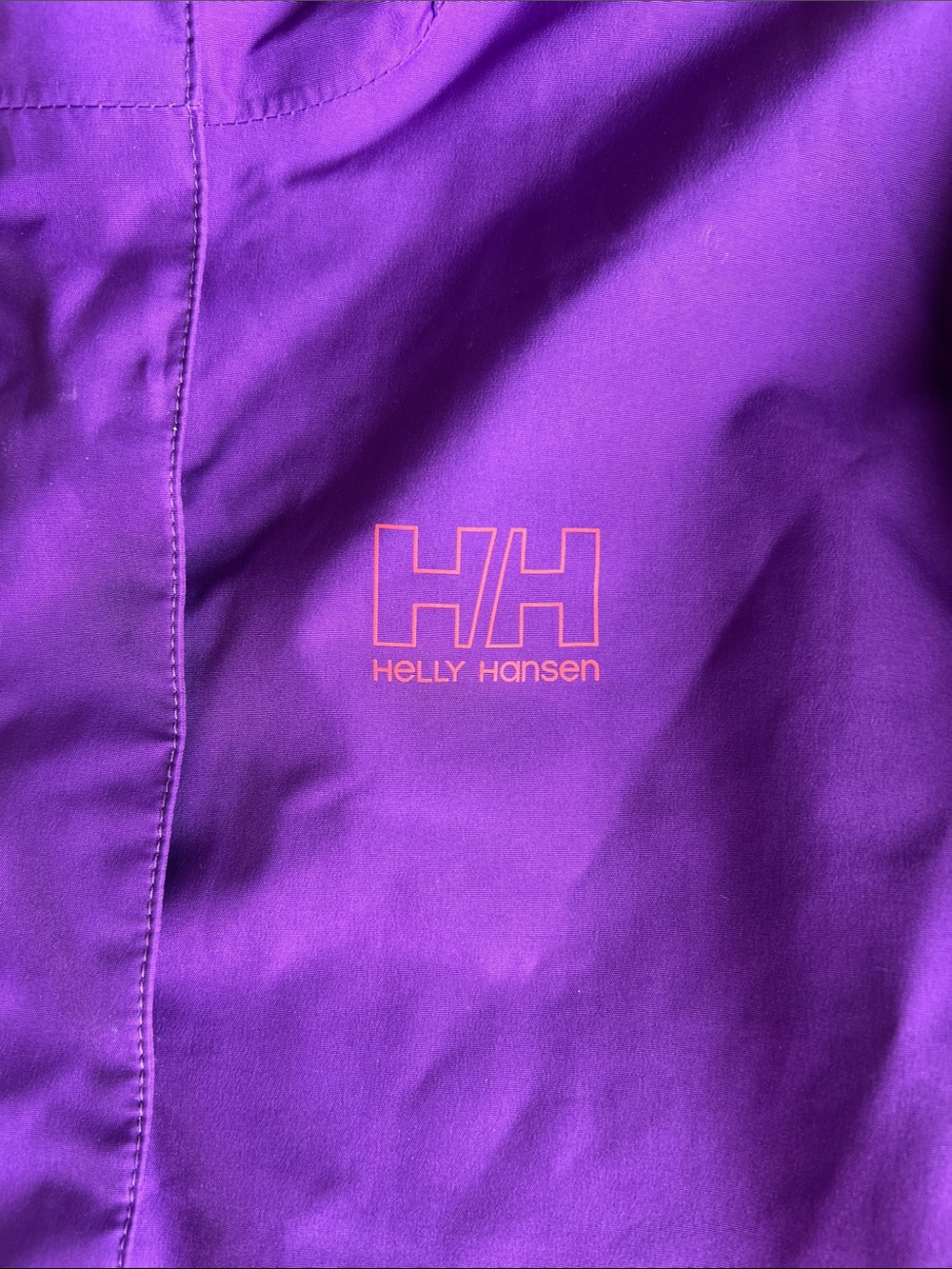 Helly Hansen Outdoor Purple Hooded Full Zip Rain Coat Jacket Women’s Size M - Picture 13 of 13